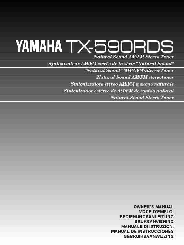 Yamaha Stereo System TX-590RDS-page_pdf